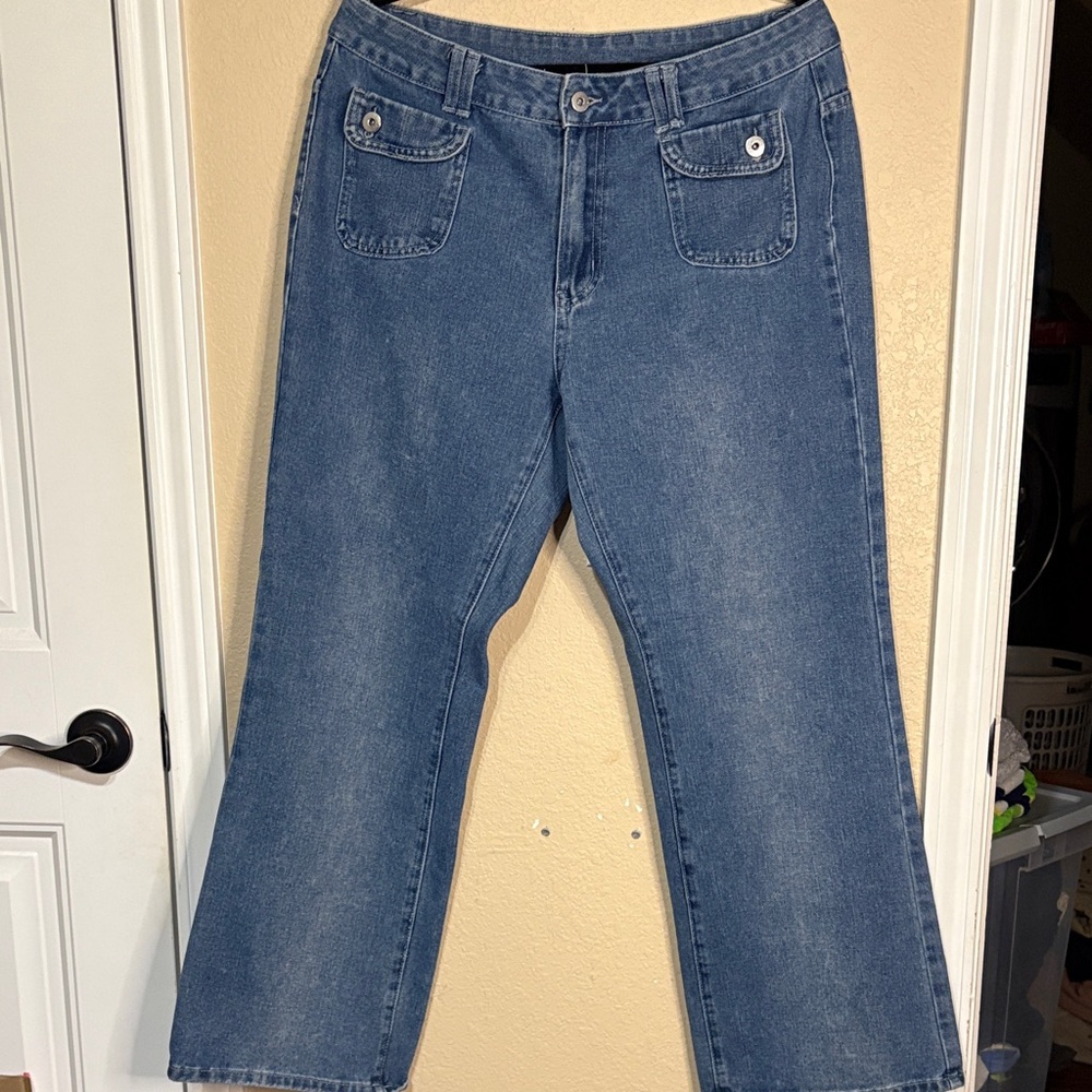 Stylish Blue Flare Women's Jeans